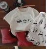Clothing Sets Summer New Children's Cool Clothing Set Pure Cotton Boys and Girls Baby Sports Short Sleeve T-shirt+Shorts Two Piece Set
