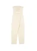 Jumpsuits von Frauen Jungfrau Womens Damen Jumpsuit Sommer loser Ärmeln von Schulter hoher Taille weibliche Overalls Modepocke mit Gürtel Lady Strampler 230812