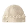 Beanie/Skull Caps Tight Winter Cuffed Tjock Beanie Ribbed Sticked Men Women Hat With Hole Hip Hop Ejressed Plain Skullies Toque