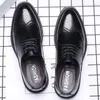 Dress Shoes Designer formeel Oxford voor mannen bruiloft leer Italië puntige teen heren sapato masculino maat 38-47