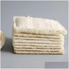 Szczotki do kąpieli gąbki płuczki 11x7 cm naturalny loofah pad rec exfoliating Luffa usuń martwą skórę idealną na prysznic i DH3N2