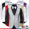 Men's Vests Men's Stylish Coat Vest Men Formal Slim Fit One Business Button Suit Tops Size S-XXL 230812