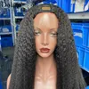Part Wig Human Hair Kinky Straight upart Wigs soplan para mujer negra Dolago grueso