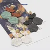 Kolczyki do stadnonii romantyczne ręcznie robione polimerowe gliny geometryczne kropla wislarz elegancki vintage multi -color warstwy metalowe