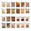 Fall Garden Vlag Courtyard Hallo herfst Dankbare pompoenvlaggen Welkom gevallen bladeren Scarecrow Yard Banner Linnen Materiaal door Ocean Shipping P43