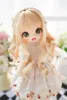 Doll -accessoires BJD -pruik geschikt voor MDD 1/3 1/4 1/6 High Temperaty Silk Braid Bow Curls BJD Doll Accessories 230812