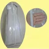 Vit transparent PVC -dammväska för bröllopsklänningar Prom Aftonklänningar Väskor Vattentät plagg Täck Travelagring Damm Cover Tre Sizeszz