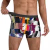 Underpants Rainbow Colors Underwear Colorful Aesthetic Art Print Trunk Men's Elastic Shorts Briefs Birthday Gift