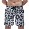 Men's Shorts Board Vintage Skull Casual Swim Trunks Moon Sun Star Print Male Quick Dry Running Surf Quality Oversize Short Pants