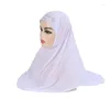 Abbigliamento etnico Womman Hijab Donne islamiche musulmane in perline di amira Cap Cap Shalls Scialli di cappello arabo per cappello arabo Khimar HETHWEA