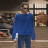 Le felpe con cappuccio per uomini sciolgono grandi dimensioni della moda per maglione pullover collare personalizzati per la tendenza della spalla casual