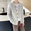 Men's Sweaters Solid cardigan sweater for men's winter youth hippies Knitwear Baggy minimalist sweater Sueteres Para Hombre designer pre course Korean style Z230814