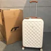 Resväskor lyx varumärke rullande bagage på hjul vagn resor resväska boarding väska stam hår