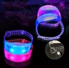 350pcs TPU LED Bracelets RGB Color Changing Silicone Luminous Wristband With 43Keys 400 Meters 10 Area Zones