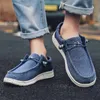 Dress Shoes Summer Men's Canvas Boat Breathable Lightweight Driving Walking Fashion Casual Soft Deck 2011 230812