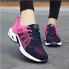 Blu fucsia Scarpe da donna 2022 commercio estero nuova scarpa casual traspirante leggero madre scarpe con lacci cuscino d'aria scarpe da ginnastica sportive transfrontaliere oo1