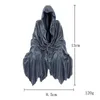 Objetos decorativos Figuras Black Grim Reaper Statue emocionante Rata Nightcrawler Resina Desktop Ornamentos Horror Horror Ghost Sculpture Decorations 230814