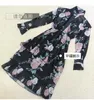 Casual Dresses Kpop Korean Singers Summer Vintage Floral Print Long Women Elegant Holiday Style Lady Sleeve A-line