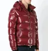 Дизайнерские мужские зимние пуховики Утепленная и утепленная ветровка Классическая французская брендовая теплая куртка на молнии с капюшоном Mon Gi3g