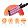 3 lufę Curling Iron Hair Crimper Profesjonalne faluje fale curling