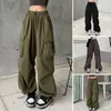 Dames broek streetwear coole enkelband vrouwen losse vrachthop dame kledingstuk