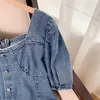 Robes de taille plus 5xl 6xl 9xl robe en jean d'été