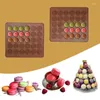 Stampi da forno 48/30 buchi non omicidi macaron macaroon pasticceria tappetino tappetino tappetino danno danno strumenti utili torte bakeware per torta