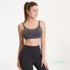 2023NEW JOGA OUTFIT VANSYDICAL SPORTS BRA PALDED CROP TOPS Kobiety trening fitness Seksowne bieganie szokujące bieliznę kamizelki Femme Gym