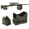 Paniers Bags Bike Outdoor Bike traseira traseira Rifle Sandbag Set Set Sniper Hunting Tactical Gun Rest Target Stand CS Shoo Dhrzj