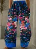 Spodnie damskie wczesna jesień 2023 Casual Capris 3D Flower Fashion Y2K Bohemian Style Long Lantern