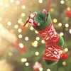 Fiori decorativi 24pcs squisito simulazione di pini ornamenti ornamenti dell'albero di Natale