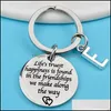 Keychains lanyards circar roestvrij staal sleutelhangers leven ware geluk wordt gevonden vertrouweling vriend sleutels buckle mode luxe des dhomj