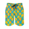 Herenshorts Aquarel Oranges Gym Bright Fruit Print Schattig strand Custom Surfing Fast Dry Trunks Birthday Cadeau