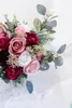 結婚式の花SESTHFAR 2023FUCHSIADUSTY PINK BRIDAL FLOWER BOUQUET MARIAGE VINTAGE RMO de Novia人工花嫁