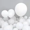 Other Event Party Supplies 5 36inch Matte Latex Pure White Balloons Wedding Decoration Birthday Baby Shower Round Helium Ballon Arch Garland 230814