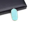 Pendant Necklaces Natural Stone Hexagon Quartz Obsidian Amazonite Healing Crystals Charms For Jewelry Making DIY Necklace 22x43mm