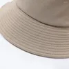 Berets Female Bucket Hats Cotton Bob Caps For Women Flat Top Spring And Summer 58cm Fisherman Outdoor Travel Sun Protection YF0149