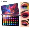 Eye Shadow Ucanbe Spotlight 40 Color Eye Shadow Palette Colorful Artist Shimmer Glitter Matte Pigmenterat Powder Pressed Eyeshadow Makeup Kit 230814