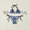 Moda bikini lingerie designer donna qualità costumi da bagno estivi materiale in nylon retro sottile LBPU