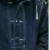 Męskie bluzy ray kwok vintage z II wojny światowej US.RARMY DERNIM KURTA 1940. Morze 12 unz niebieskie białe uszy bluza bluza z kapturem Amekaji