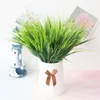 Decorative Flowers Flower Garlands H Bouquet With 7 Heads Of Small Spring Green Seedlings Plastic Water Potted Partition
