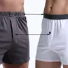 Onderbroek merk heren ondergoed bokser shorts mannen sexy los mannelijk slipje katoen Aro -broek gezellig groot formaat huiskleding slaapbodems