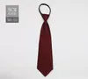 Bow Ties Casual 8 38CM Black White Red Solid Polyester Color Zipper Tie For Boy Girl Accessories Simplicity Party Daily Wear Neckties