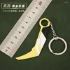 مفاتيح مفاتيح 9 سم مكافحة Melee Reaver نموذج المفتاح للرجال لعبة الطرفية RGX 11Z Pro Pendant Bendant Key Ring Fans Cos Jewelry Gift