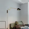 Lampada a parete moderna 360 gradi Ragazzo rotabile decorazione per la casa camera da letto letto lettura di lettura eu/us plug a led infissi