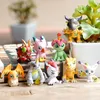 액션 장난감 그림 9pcsset Digimon Adventure Tailmon Gomamon Patamon Gabumon Tenteromon Piyomon Agumon 애니메이션 모델 인형 선물 230814