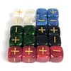 Outdoor Games Activities Fate Dice With Bag 20Pcs For Board Game -Gold Ink Tabletop Desk 230711 Drop Delivery Sports Outdoors Leisu Dhrhv