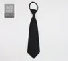 Bow Ties Casual 8 38CM Black White Red Solid Polyester Color Zipper Tie For Boy Girl Accessories Simplicity Party Daily Wear Neckties