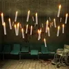 Other Event Party Supplies 12Pcs Set Floating Candles with Magic Wand Remote Flameless Flickering Hanging Window Xmas Halloween Wedding Decor 230814