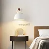 Wandlampen LED Nordic Gang Wall Lampe Holz kreative Beleuchtung Gästezimmer Balkon Treppe Treppenleuchte Schlafzimmer Nachttätigkeit Dekor HKD230814